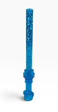 Official Lego Unreleased Color Monochrome Trans Blue Glitter Minifig Lightsaber
