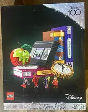 LEGO Disney Villain Icons 43227 Complete Set 1540 Pieces Limited Edition 18+