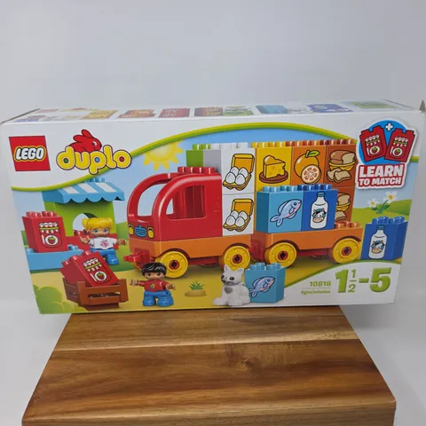 Lego Duplo My First Truck 10818 People Print Bricks Cat New- Open Box 