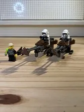 LEGO Star Wars: Speeder Bikes (7128) Complete Except For Tree Stand