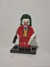 Joker Custom Move -Lego Minifigure-Dc Villans Joaquin Phoenix's Inspired Rare