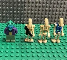 LEGO Star Wars Onaconda Farr 3 Battle Droids Weapon Minifigures Collectibles