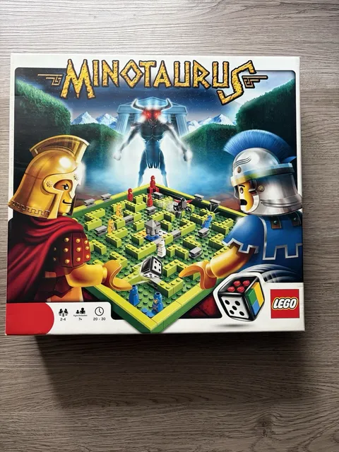 LEGO Minotaurus Board Game Preowned Complete Set Legos 3841