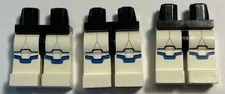 Lego Star Wars 501st Clone Troopers Minifigure Legs 970c01pb13 - Lot Of 3 USED