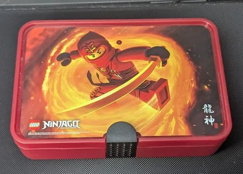 Lego Ninjago Sorting Box Tray Case Red Storage