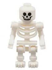 LEGO® Minifigure Town gen099 Skeleton Standard Skull Bent Arms Horizontal Grip