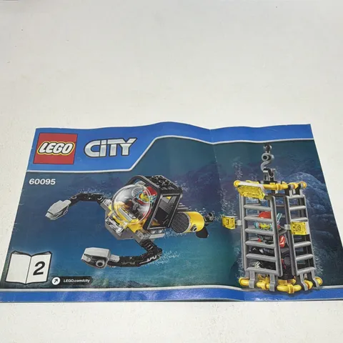 lego city 60095 illustrated instruction manual booklet book 2 only