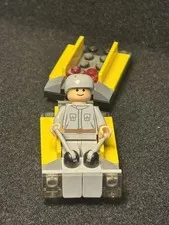 LEGO Star Wars Rebel Technician minifigure 6207 With X-Wing  Maintenance Cart