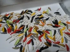 LEGO BULK LOT OF 275 SMALL HORN BARB CLAW MIXED COLORS #53451