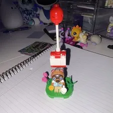 LEGO Animal Crossing Tom Nook Multicolor Minifigure Lot w/ Balloon Stand