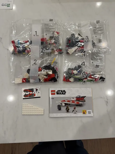 LEGO Star Wars: 75388 Jedi Bob's Starfighter - *New, *NO MINIFIGURES*