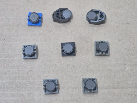 Vintage Lego Parts Pieces Lot Magnet Magnetic Holders Plate Studs on Bottom/++