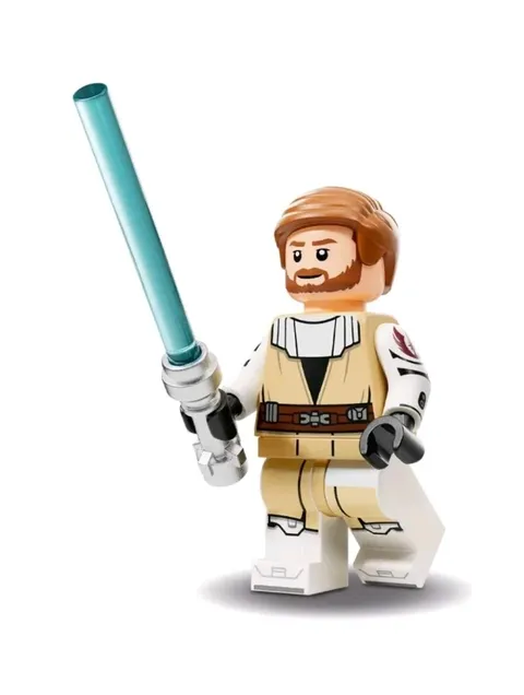 LEGO Star Wars Obi-Wan Kenobi Minifigure Jedi 75432 Clone Wars White Armor