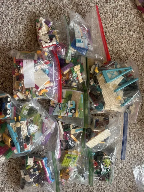 Lego Friends Set Lot Of 12 Including Ski Lift(41324) READ BELOW
