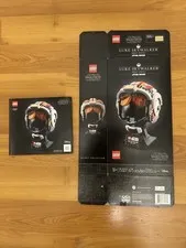 LEGO Star Wars Luke Skywalker Helmet 75327 Box & Manual - EMPTY BOX