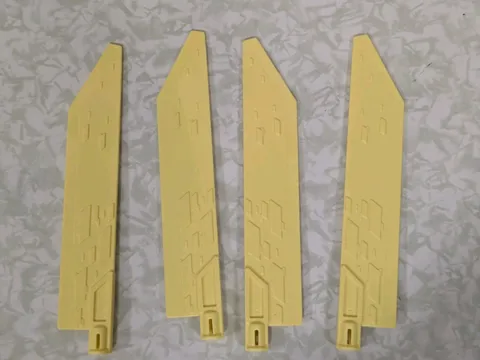 Lego 71845 Ninjago Bright Light Yellow Big Swords (x4) Dragons Rising 