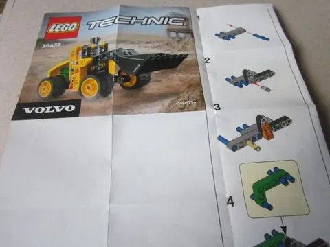 Lego Technic Building Instructions Instruction 30433 Technic Volvo Caterpillar Dozer