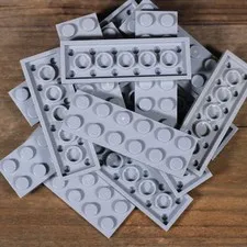 LEGO Light Bluish Gray Plate 2 x 6 Part No. 3795 Qty 15