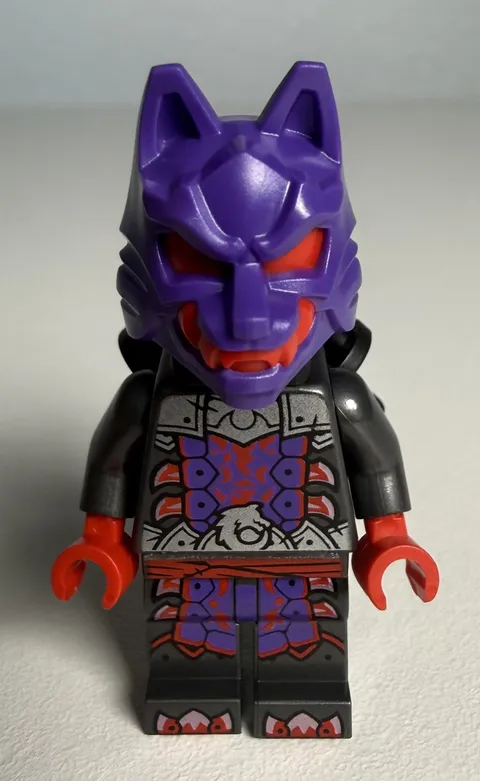 Lego Wolf Mask Warrior 30675 Dragons Rising Season 2 NINJAGO Minifigure