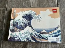 LEGO Instruction Manual “LEGO Art - The Great Wave” #31208 Hakusai