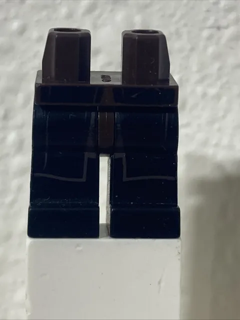 LEGO 970c03pr1554 Hips and Black Legs with Pockets, Black Belt Print