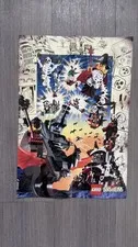 Lego System Fright Knights Poster Retro Vintage 1997 - 60cms x 42cms