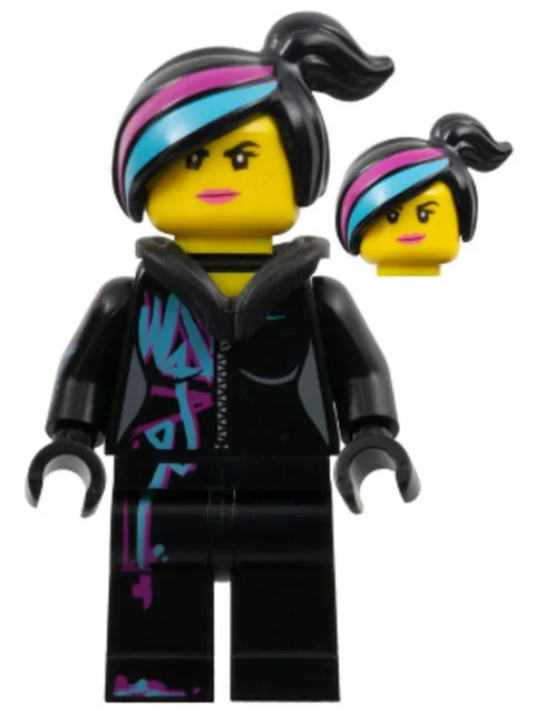 LEGO: Lucy Wyldstyle Closed Mouth Hood Down (tlm027)