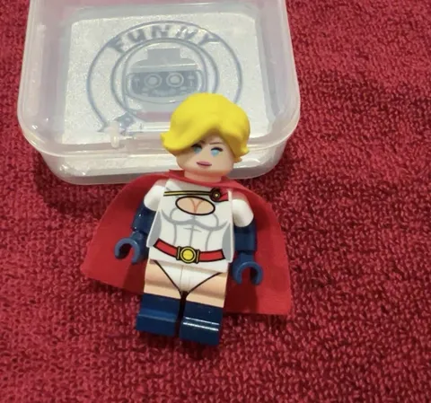 LEGO DC Comics Power Girl Custom minifigure by Funny Brick Rare