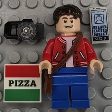 Lego Marvel Super Heroes Minifigure SH0714 Peter Parker Red Jacket