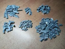 LEGO BULK LOT 210 LIGHT BLUISH GRAY PANELS 1X4X1 1X3X1 1X2X1 1X1X1 2X2X1 CORNER
