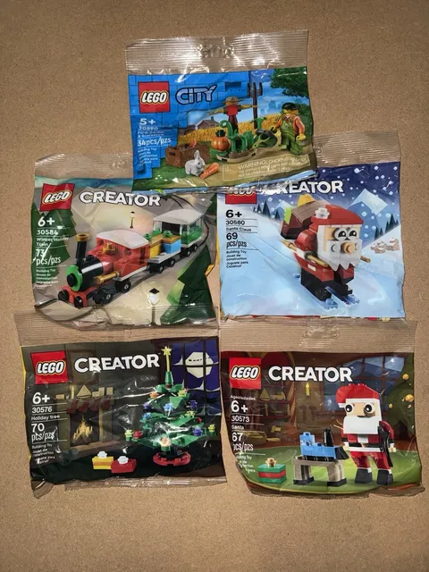 LOT of 5 Sealed LEGO Sets; 30590, 30584, 30580, 30576 & 30573