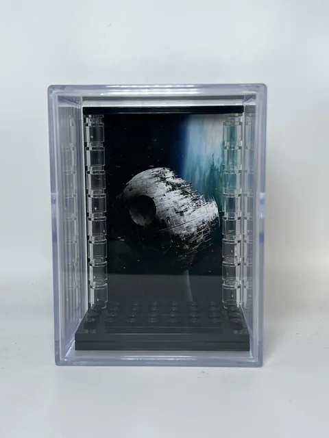 Collectible Force Pack Minifigure Display Case For Lego Star Wars Death Star
