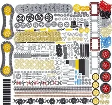 852pcs Technic-Parts Gears-Axle-Pin-Connector Compatible with Lego-Technic, S...
