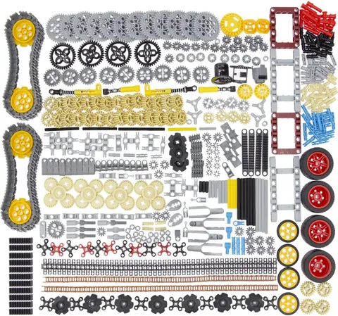 852pcs Technic-Parts Gears-Axle-Pin-Connector Compatible with Lego-Technic, S...
