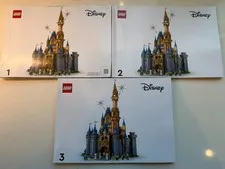 LEGO 43222 Disney Castle Instruction Manual Book Only Replacement Authentic