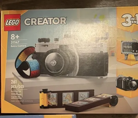 LEGO Creator 3-in-1 Retro Camera Set 31147 261 pcs Complete w/ Box