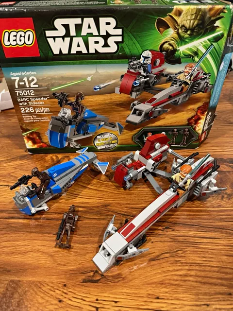 LEGO Star Wars Clone Wars 75012 BARC Speeder w/ Sidecar