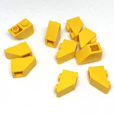 LEGO Parts - Yellow Slope, Inverted 45 2 x 1 - No 3665 - QTY 10