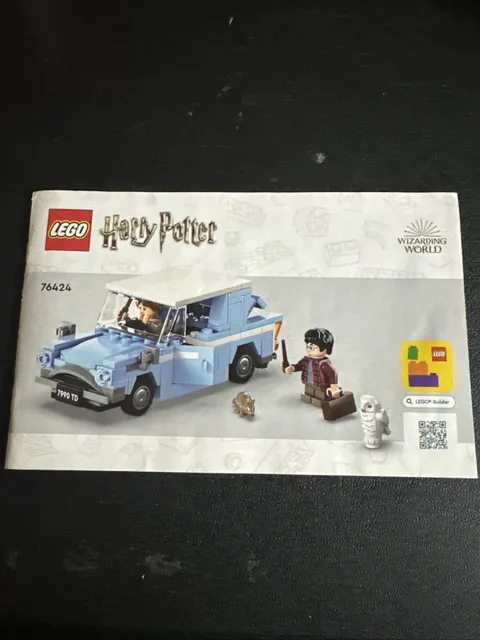 LEGO Harry Potter Flying Ford Anglia #76424 Instruction Manual Only