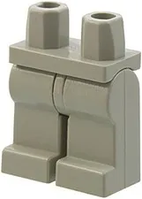 Lego Part 970c00 / 73200 Light Gray Armada Minifigure LEGS Plain Lower Body D494