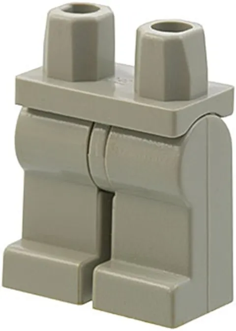 Lego Part 970c00 / 73200 Light Gray Armada Minifigure LEGS Plain Lower Body D494