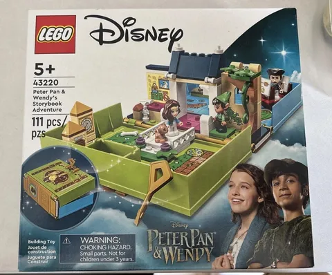 New Retired LEGO Disney 43220 Peter Pan & Wendy Storybook Adventure Sealed Box