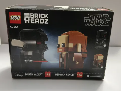 LEGO BrickHeadz Star Wars Obi-Wan Kenobi & Darth Vader 40547 New Sealed