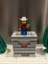 LEGO Minifigure ww012 Deputy Zack Western Cowboys 1996 w/ Pistol HTF Nice!