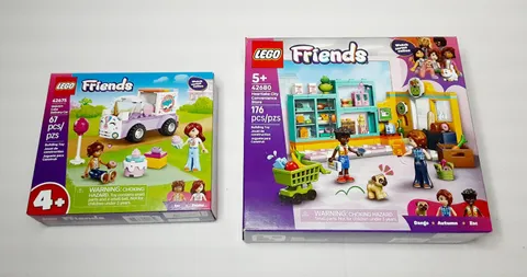 LEGO Friends (Lot Of 2) 42680 Heartlake City Store & 42675 Unicorn Delivery Car