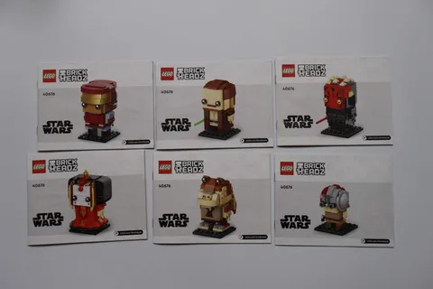 LEGO® Star Wars™ BrickHeadz 40676 The Phantom Menace™ Instruction Manuals Only!