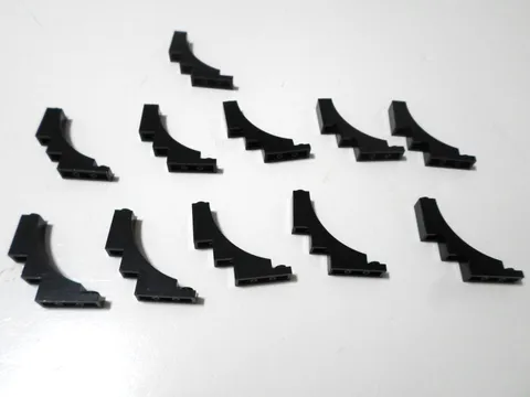 Lego Lot 11 BLACK 1X4X5 INVERTED Arch  PART 30099