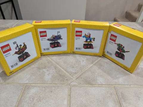 LEGO VIP Adventure Ride Set of 4 NEW & SEALED 6432431, 6432434, 6435198, 6435202