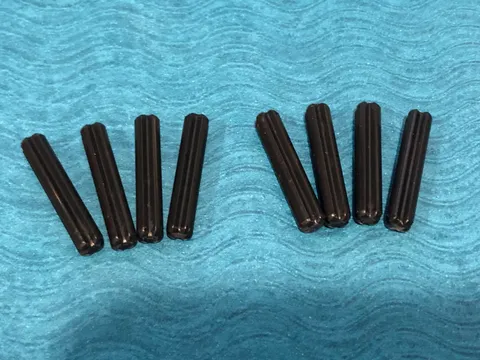 LEGO PART 4519 TECHNIC AXLE 3L 8 PIECES (BLACK)