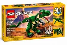 LEGO 31058 Creator Mighty Dinosaurs 3-in-1 T-Rex Retired NEW Sealed Box Wear